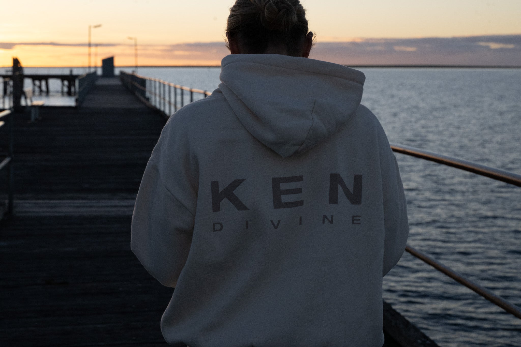 Ken Divine Hoodie — Bone