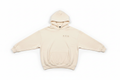 Ken Divine Hoodie in cream on white background